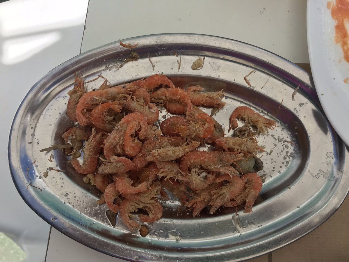 ¿Os gustan las pipas? Pues los camarones son más fáciles de comer. Y están de muerte.