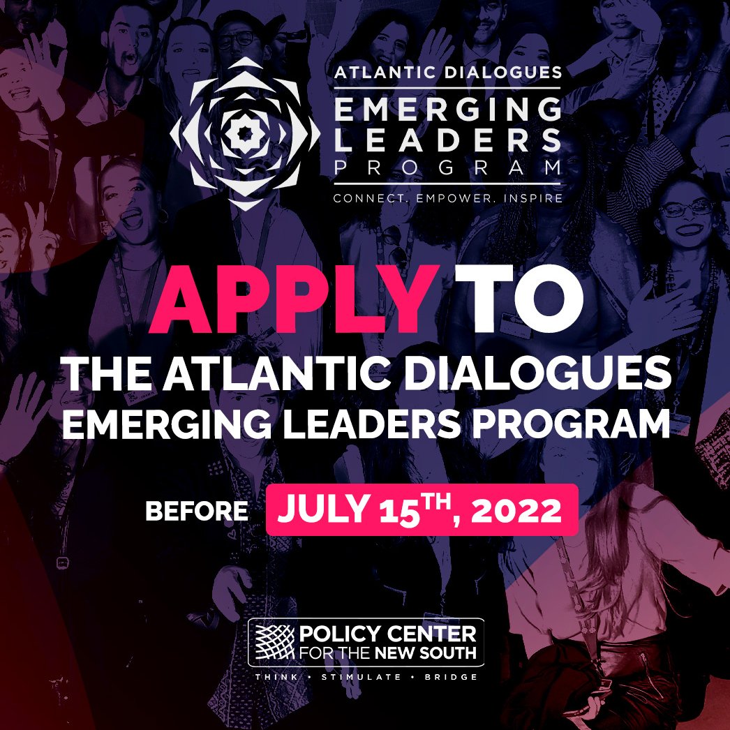 ADEL_PCNS's tweet photo. Only 3 weeks left for you or a talented young professional you know to apply to the Emerging Leaders program by @PolicyCenterNS!
This year, the prog. is held between the 11th & 16th of Dec., 2022 in Marrakech 🇲🇦
What is it? How can you apply? & more 👉https://t.co/JCXJ64jpYq https://t.co/qWzkqHYbof