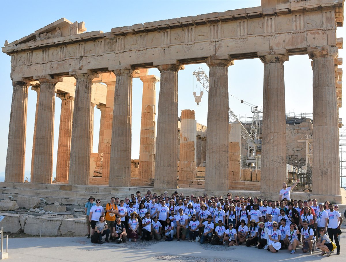 grnet_gr's tweet photo. 📷 A moment lasts for seconds, but memories last forever!
A week of knowledge, networking, experience and fun has come to an end! Thank you all for participating in the 12th #IHPCSS and for your positive feedback.
Stay tuned: https://t.co/ezkhoGV6Iy
#IHPCSS22 #IHPCSSATH #HPC https://t.co/V5QTsAIgi3