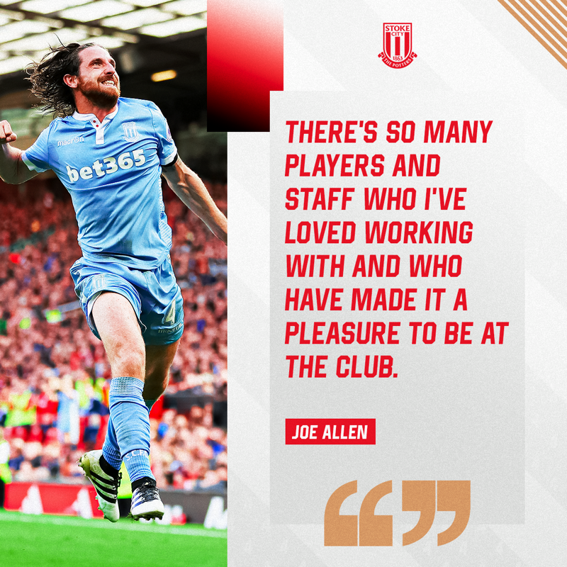 stokecity's tweet photo. Joe’s message as he departs the Club 🤝
