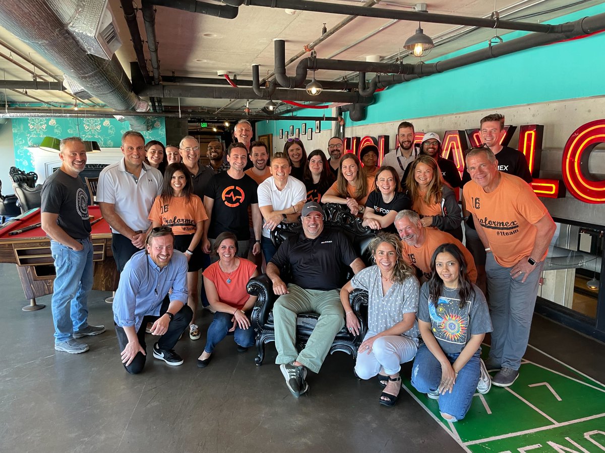 Proformex's tweet photo. #TeamProformex all got together in Cleveland for the last two days for our annual #CompanyDay! A lot of our people work remotely, so it was a great opportunity to bring everyone together and, in some cases, meet in person for the first time. π https://t.co/4JtF4WXHh0