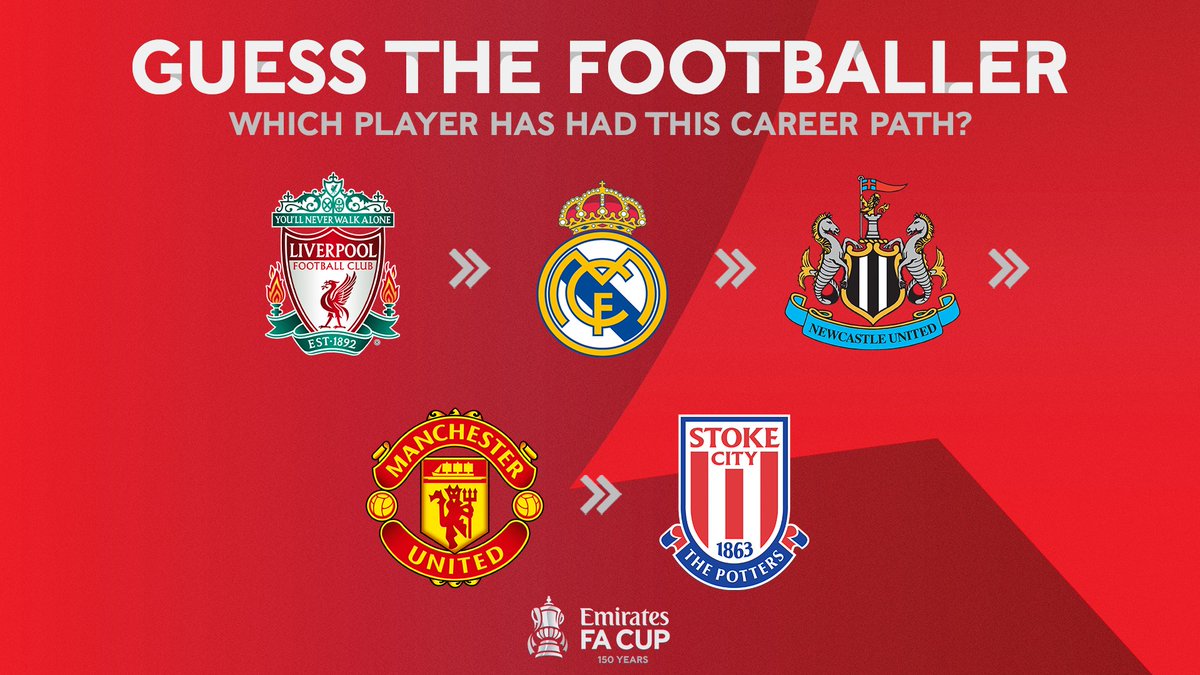 EmiratesFACup's tweet image. Can you guess the player from their career path? 

#EmiratesFACup