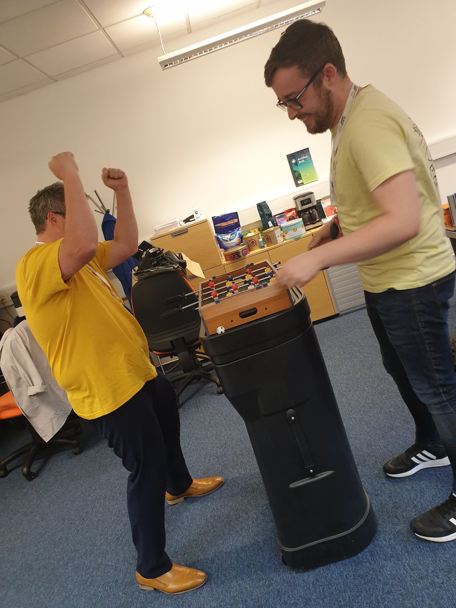 signumsolutions's tweet photo. Signum supports #GoYellowForZoes! 
Lots of activity and Friday fun in the Signum office today raising some much needed funds for @ZoesPlaceLiv 

#goyellow #charity #fundraising https://t.co/YnYe3WsX51