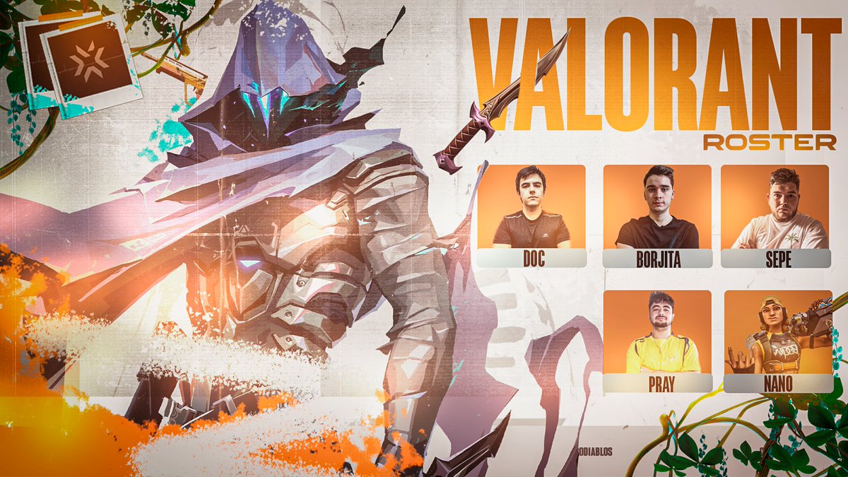 DiablosEU's tweet photo. Nunca se es demasiado tarde para establecer un nuevo objetivo...

VUELVE DBS VALORANT

👤 | @RItssepe 
👤 | @borjita9x
👤 | @21Nanoo_
👤 | @sky_praying
👤 | @_Doc_Fate

¡Vamos DBS! 💪🧡 https://t.co/qsZEAE9Fct