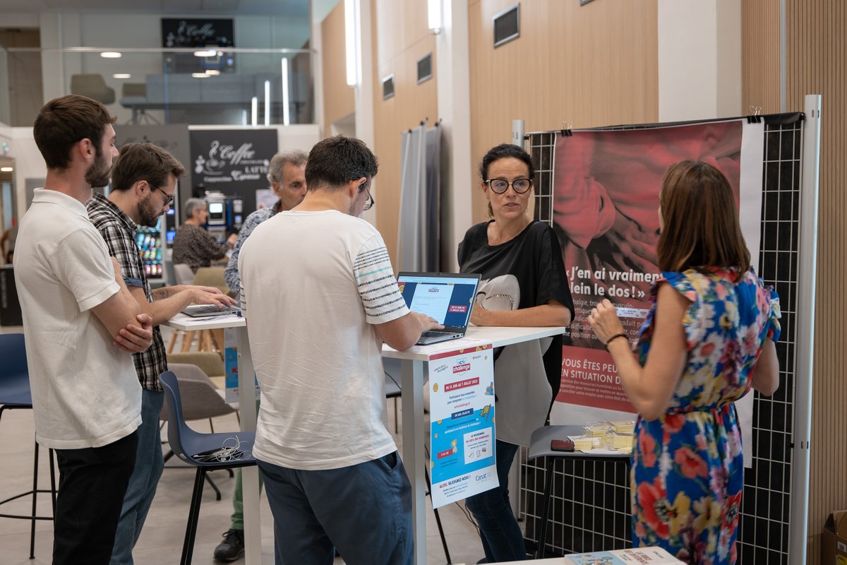 Carsat_RA's tweet photo. 📣 Dans le cadre de sa politique #RSO et parce que la responsabilité sociétale c’est aussi l’attention portée aux hommes & aux femmes de l’entreprise, jeudi 23 juin, la @Carsat_RA a convié ses collaborateurs à participer à l'Activ’Challenge. #ActivChallenge #Handicao cc @Agefiph_ https://t.co/aoggVrDf58