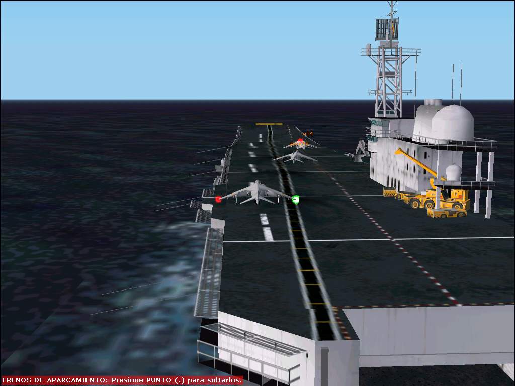 EdAv_Falcon's tweet photo. Asimismo, casi desde siempre, hemos tenido activa la 9ª Escuadrilla de la Armada, con épocas con más y con menos actividad. Estas capturas son en @IVAOES @ivaoaero de principios del año 2004 en #FS2002 con los #AV8 B #Harrier II+ https://t.co/IVed3apiRA