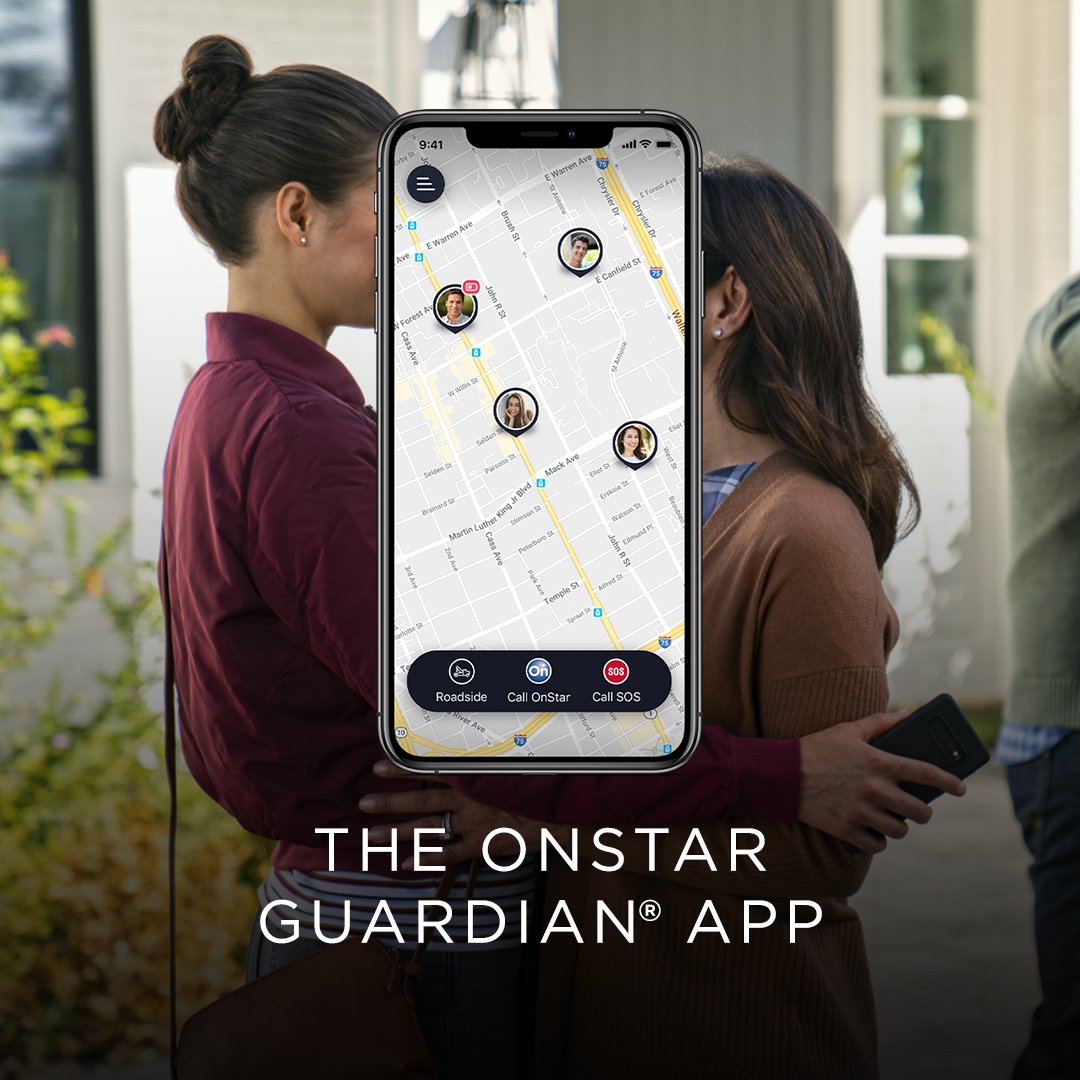 OnStar's tweet photo. Location Status helps keep you and your family in touch. Tap to download the OnStar Guardian app today.