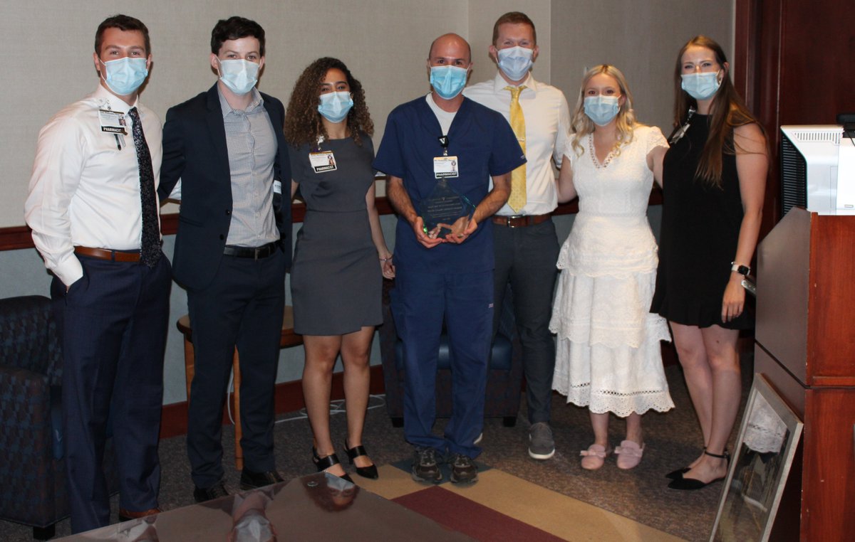 61lefty's tweet photo. Congratulations to our graduating residents and to @BrainOfBPharm selected as the 2022 preceptor of the year! @VUMCRxResidency https://t.co/8jTDrynogB