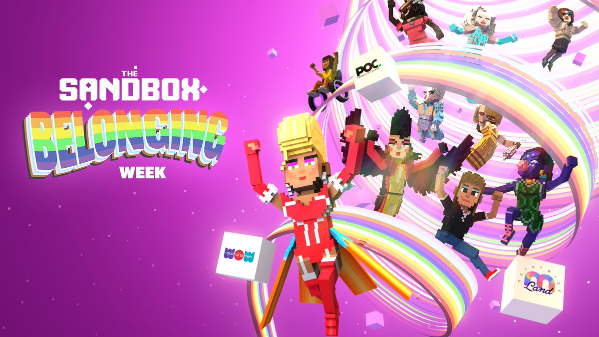 The Sandbox (@thesandboxgame) on Twitter photo 🏳️🌈 Are you ready for #BelongingWeek!? 🏳️⚧️
This space is OPEN and INCLUSIVE to all! Featuring <a href="/worldofwomennft/">world of women</a>, @People0fCrypto & <a href="/METAPRIDELAND/">METAPRIDE LAND</a>
Jump in NOW ⤵️
register.sandbox.game/belonging 🏳️🌈 Are you ready for #BelongingWeek!? 🏳️⚧️
This space is OPEN and INCLUSIVE to all! Featuring <a href="/worldofwomennft/">world of women</a>, @People0fCrypto & <a href="/METAPRIDELAND/">METAPRIDE LAND</a>
Jump in NOW ⤵️
register.sandbox.game/belonging