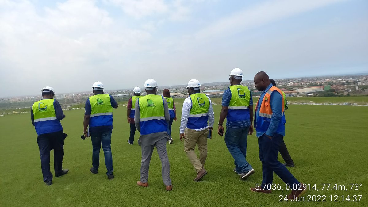 landfilltecgh's tweet photo. Landfill Technologies was privileged to receive a courtesy visit from Lawma @kponeprojectsite https://t.co/LJoBH2JBAM