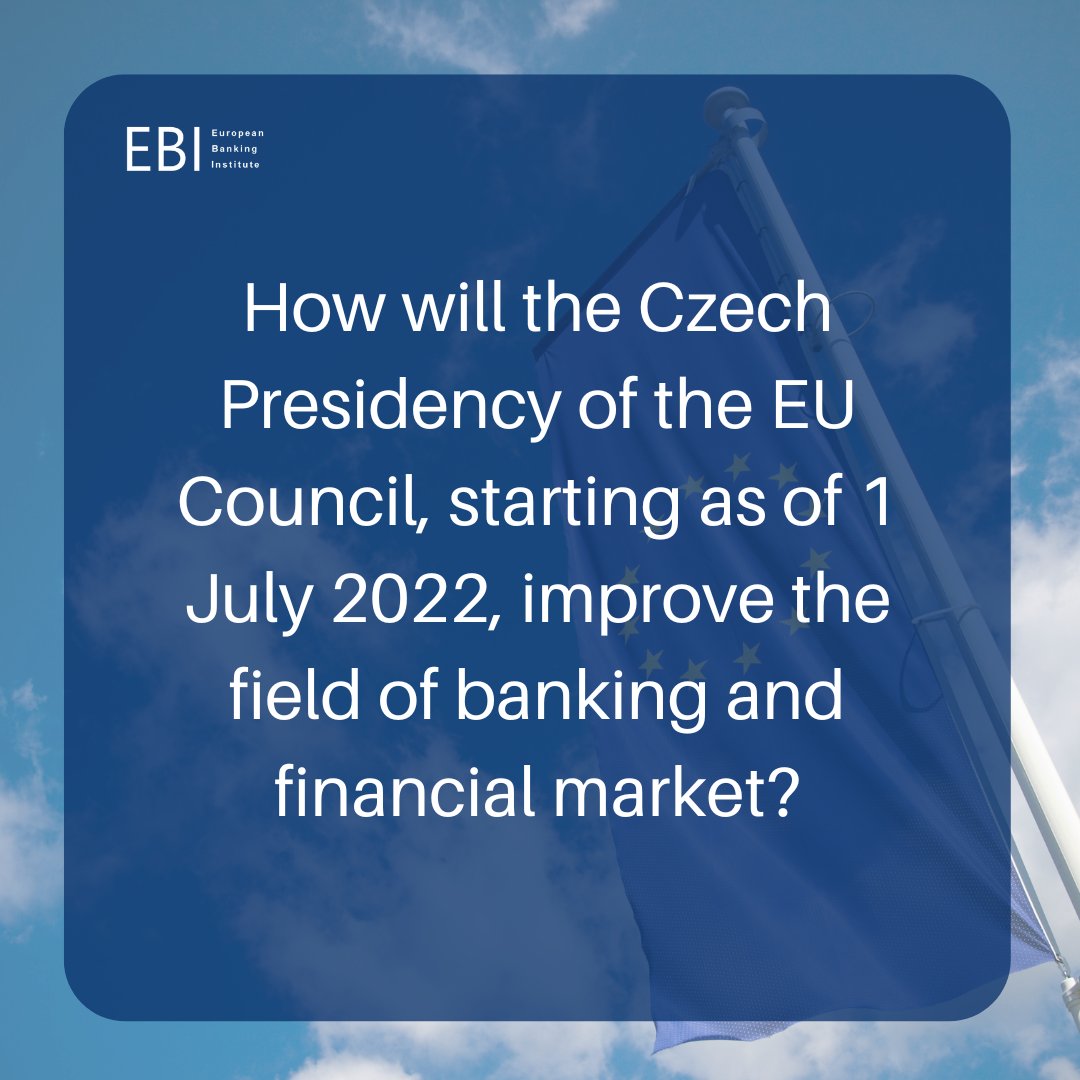 EBI_EU's tweet photo. Learn more about the upcoming Czech Presidency of the @EUCouncil at the 16th EBI Policy Series on 12 July 2022 at 12:00 (CET), with Mr. Dusan Hradil and Mr. Petr Procházka.

REGISTER HERE: https://t.co/HmvbFM9CPS

#webinar #banking #czechrepublic #eucouncil #financialmarkets #eu https://t.co/ynoUVIHNyY