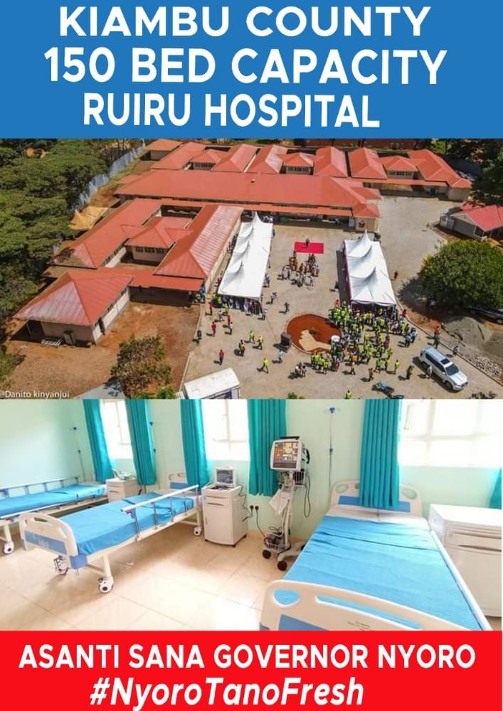 Kamrii8's tweet photo. Thank you Governor James Nyoro for the good work you have done in the last two year since you took the office.
Thank for improving Ruiru hospital.
#AsanteNyoro https://t.co/GuAA1JFLps