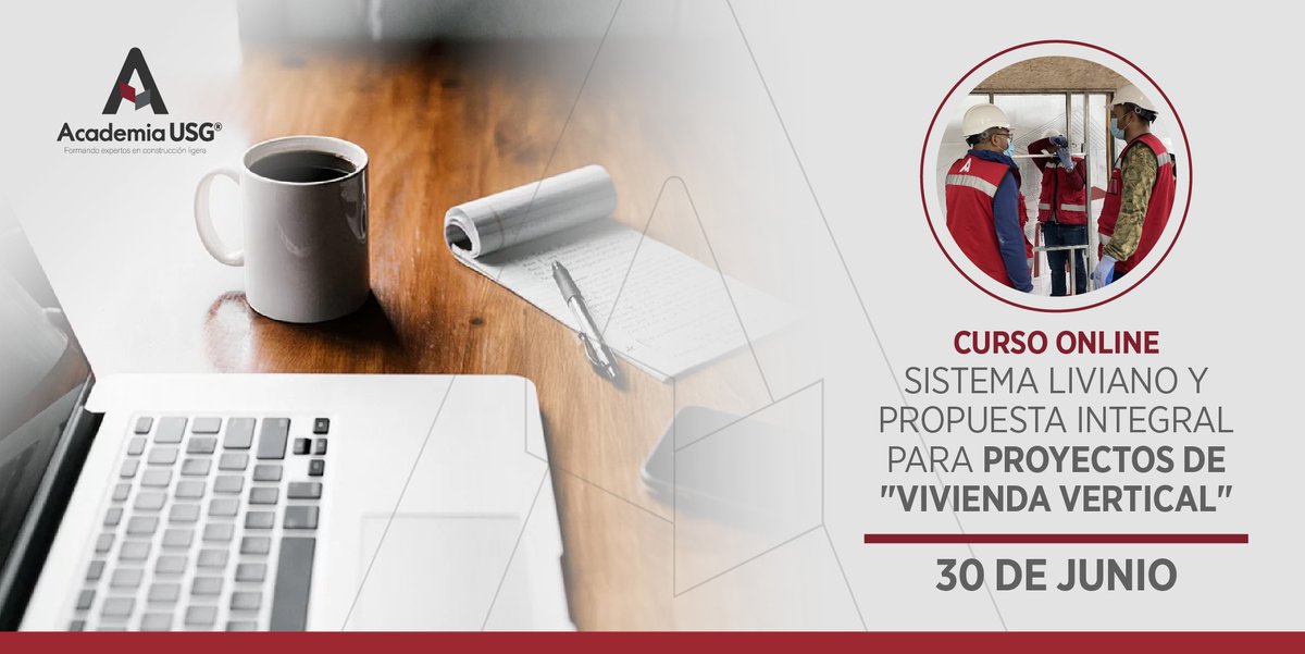 Tenemos dos horarios que se adaptan a tus necesidades, ¡inscríbete hoy al curso en línea especializado en sistemas de construcción ligera! Todos los expertos se forman en #AcademiaUSG, regístrate ahora: bit.ly/3EtSR3X