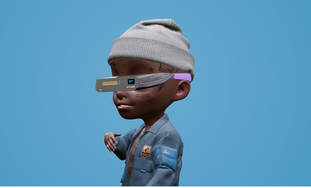 TheModzKids's tweet photo. Did you know Modz started off as PFP's and then evolved into fully rigged 3D Models

Each Modz has a button to view them in Augmented Reality via @opensea 

Next we're adding 4k wearables so you can customize the outfit from head to toe including hair, jewelry, and tattoos https://t.co/jFZAwcZVf2