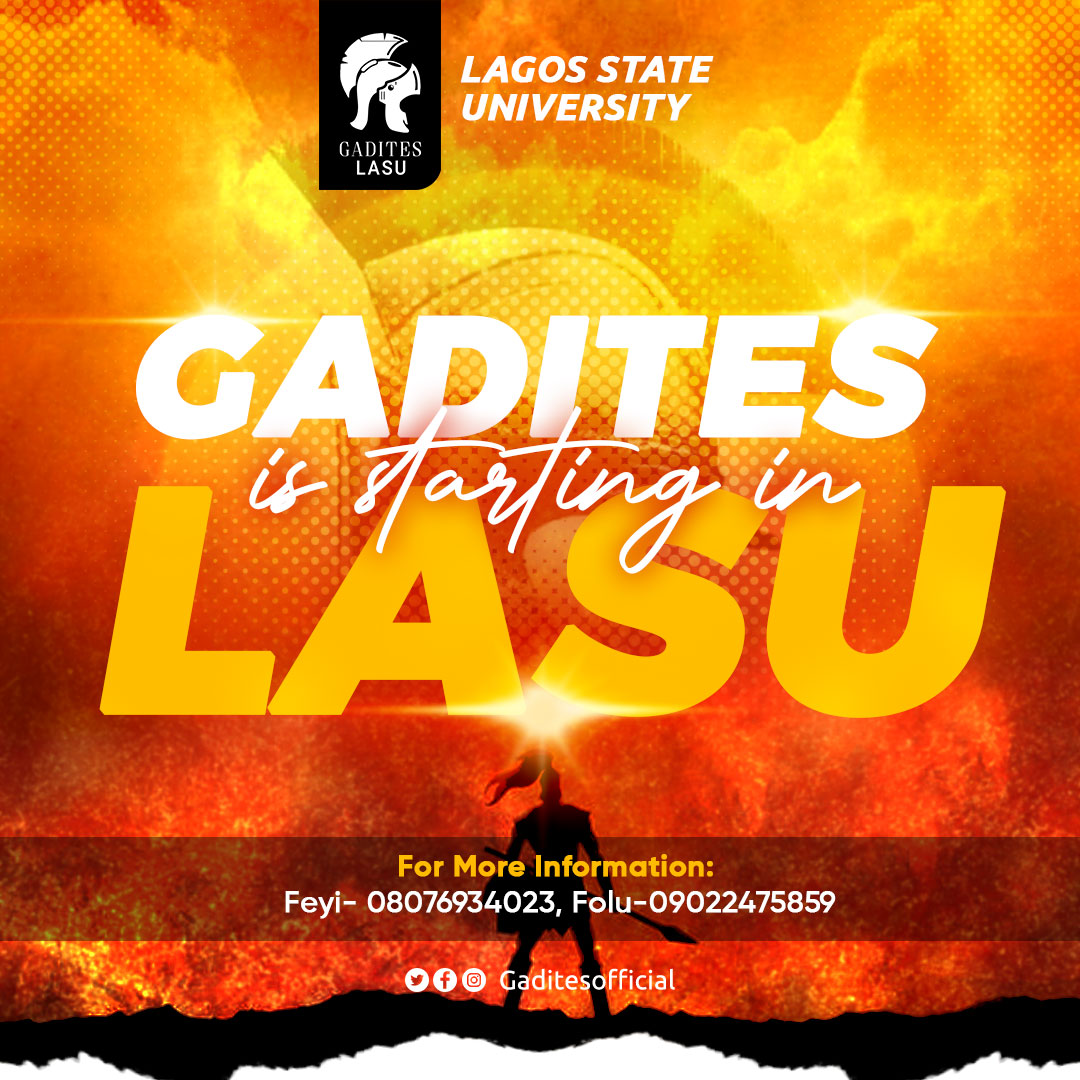GaditesOfficial's tweet image. SOMEBODY SCREAM GADITES LASU!🥳🥳

Indeed all the Earth shall be covered with the glory of the Lord and LASU is not left out!

GADITES MEETING will be starting in LAGOS STATE UNIVERSITY (LASU) very soon!!💃🏾🕺🏾

#GADITES
#GaditesLASU
#ATroopCometh!