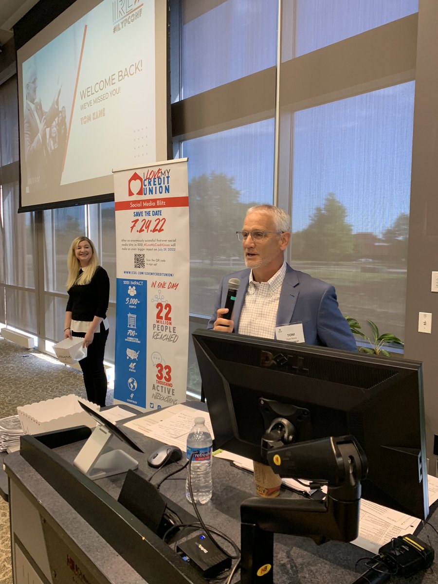 ILCULeague's tweet photo. This morning Staci Hering and @ThomasHKane welcome the YPs at #ILYPCONF at @NIUNaperville! https://t.co/oO3Of7K5AX