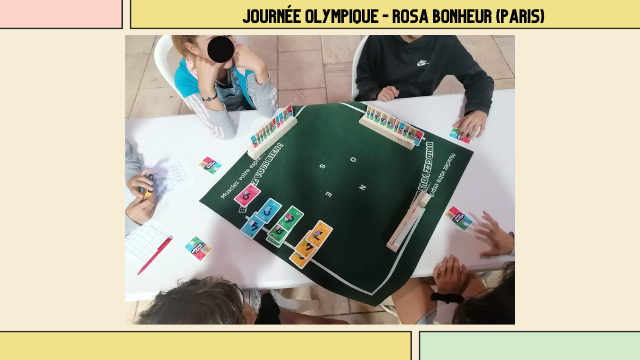 FF_Bridge's tweet photo. Hier, dans le cadre de la Journée Olympique, 80 enfants ont participé à une rencontre #petitbridge organisée au Rosa Bonheur à Paris. #intergenerationel
@cgadet @Academie_Paris @CTorossian_Off @PapNdiaye https://t.co/HhTb2rmvqO