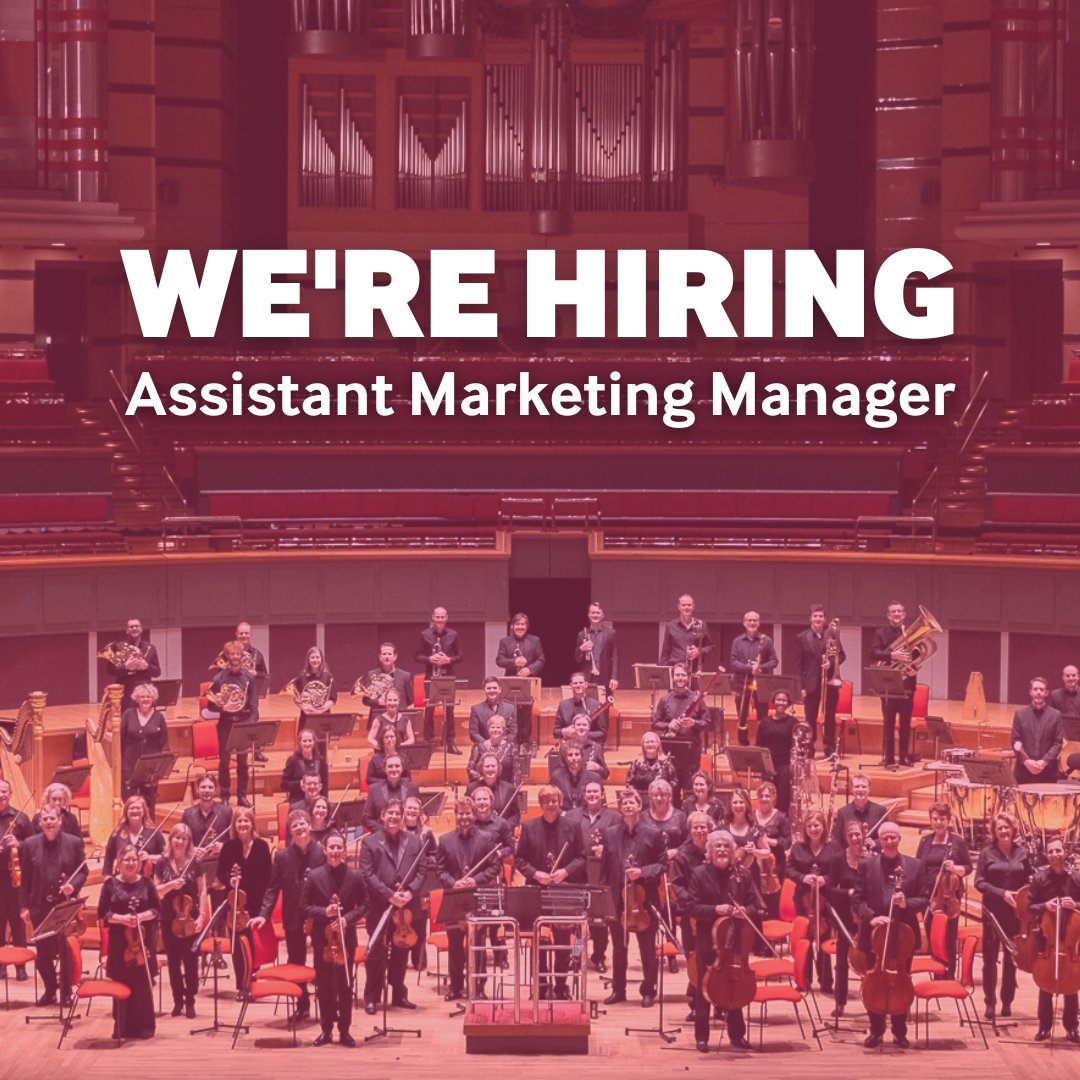 We're looking for a passionate and motivated team member to look after our campaigns and help the Orchestra to reach as many ears as possible.

If you're interested in the role, find out more on our website: bit.ly/3xgU8Ik