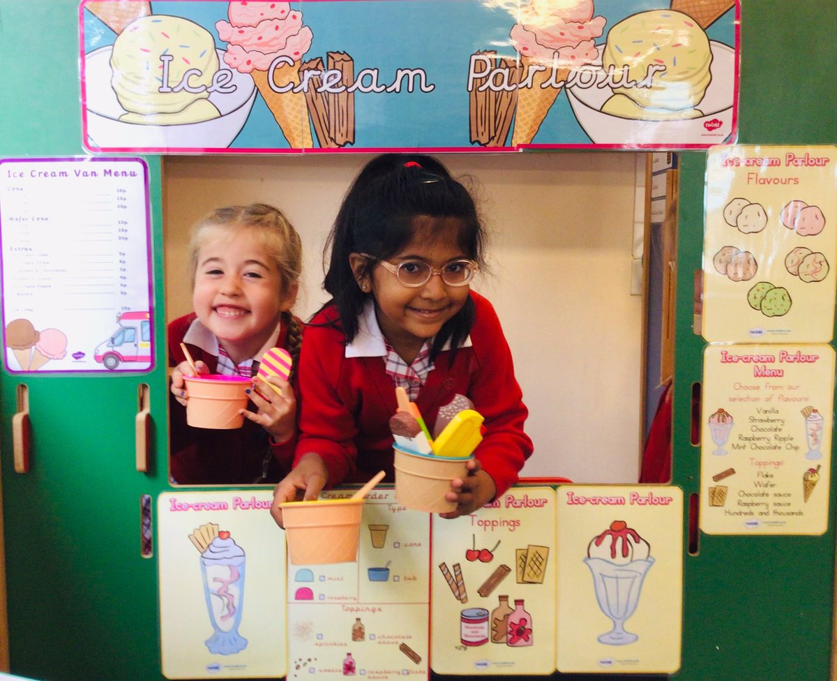 PipersPrePrep's tweet image. #PipersReception Ice cream parlour is open and taking orders! #PipersPrePrep
