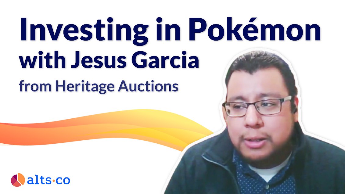 murphreeman's tweet photo. 🎙️On the @AltAssetsClub podcast we talk Pokémon with Jesus Garcia from @HeritageAuction. Jesus is a Pokémon expert, growing up a fan and now a consignment director and historian of the trading card franchise. Have a listen! 🎙️https://t.co/9m2vf2rG6e https://t.co/jEpZfO5PwH