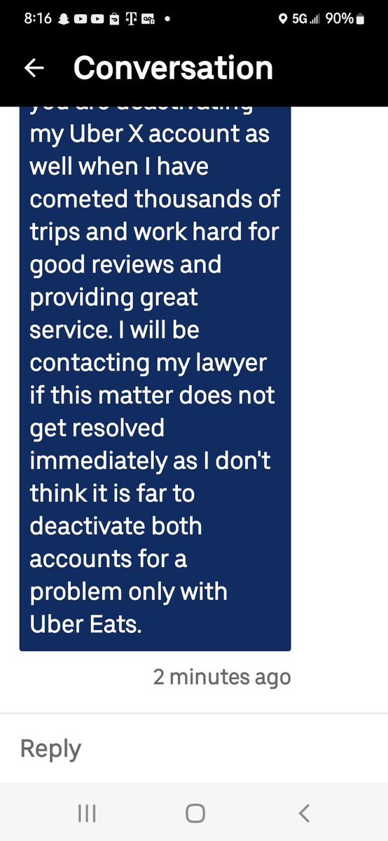ericbcastillo90's tweet photo. So apparently @Uber_Support @Uber @UberEats @UberSoc allow their customers to assault their drivers vehicles and deactivated the drivers account. I worked for uber over 6yrs and done over 7k trips. Then they make up lies why they deactivated your account https://t.co/y0GFWqIAbw