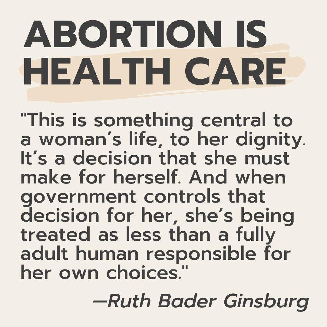 Very disappointed with today's Supreme Court ruling. Abortion is healthcare. It should be safe, legal, and accessible.