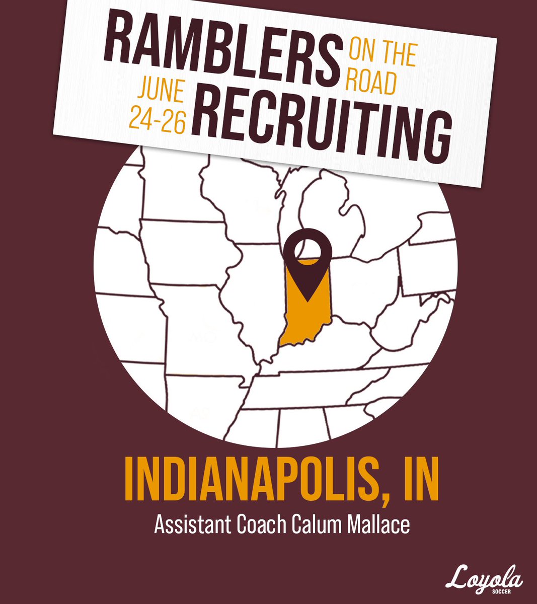From today until Sunday, assistant coach <a href="/CMallace10/">Calum Mallace</a> will be in Indianapolis looking for Future Ramblers. Let us know if you’ll be there!