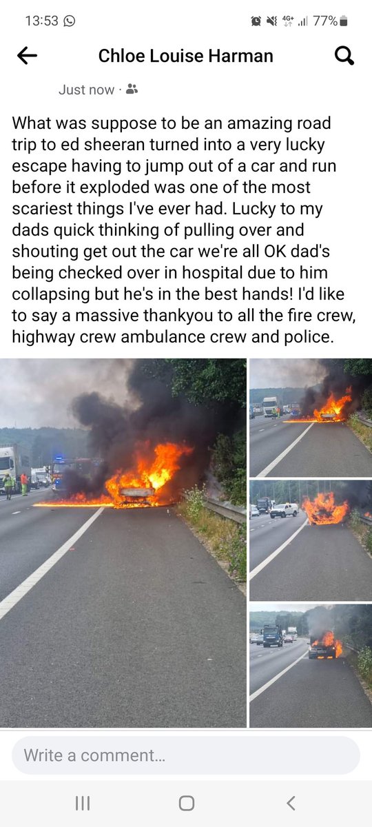 <a href="/wembleystadium/">Wembley Stadium</a> My Brother and his family were on route but this happened on the m3. Is there anything you can do for them ticket wise?? 1 member is in hospital the others are okay just shaken up 😪