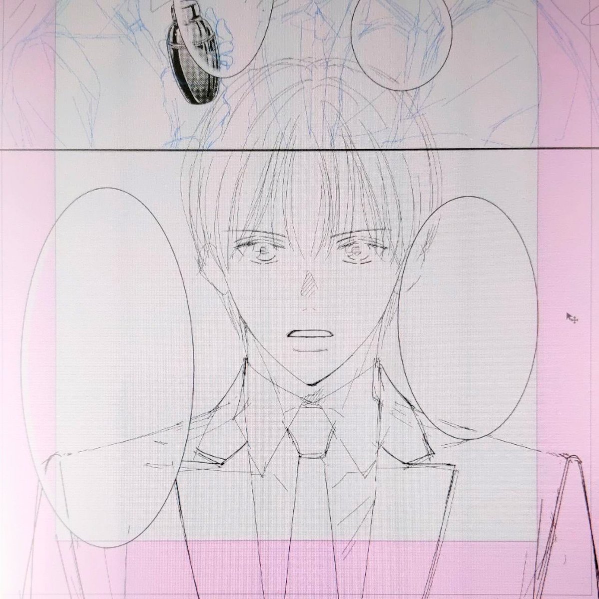 クリスタで下絵。
気がつけばネーム以外はデジタル 