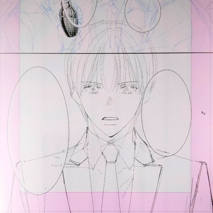 クリスタで下絵。
気がつけばネーム以外はデジタル 