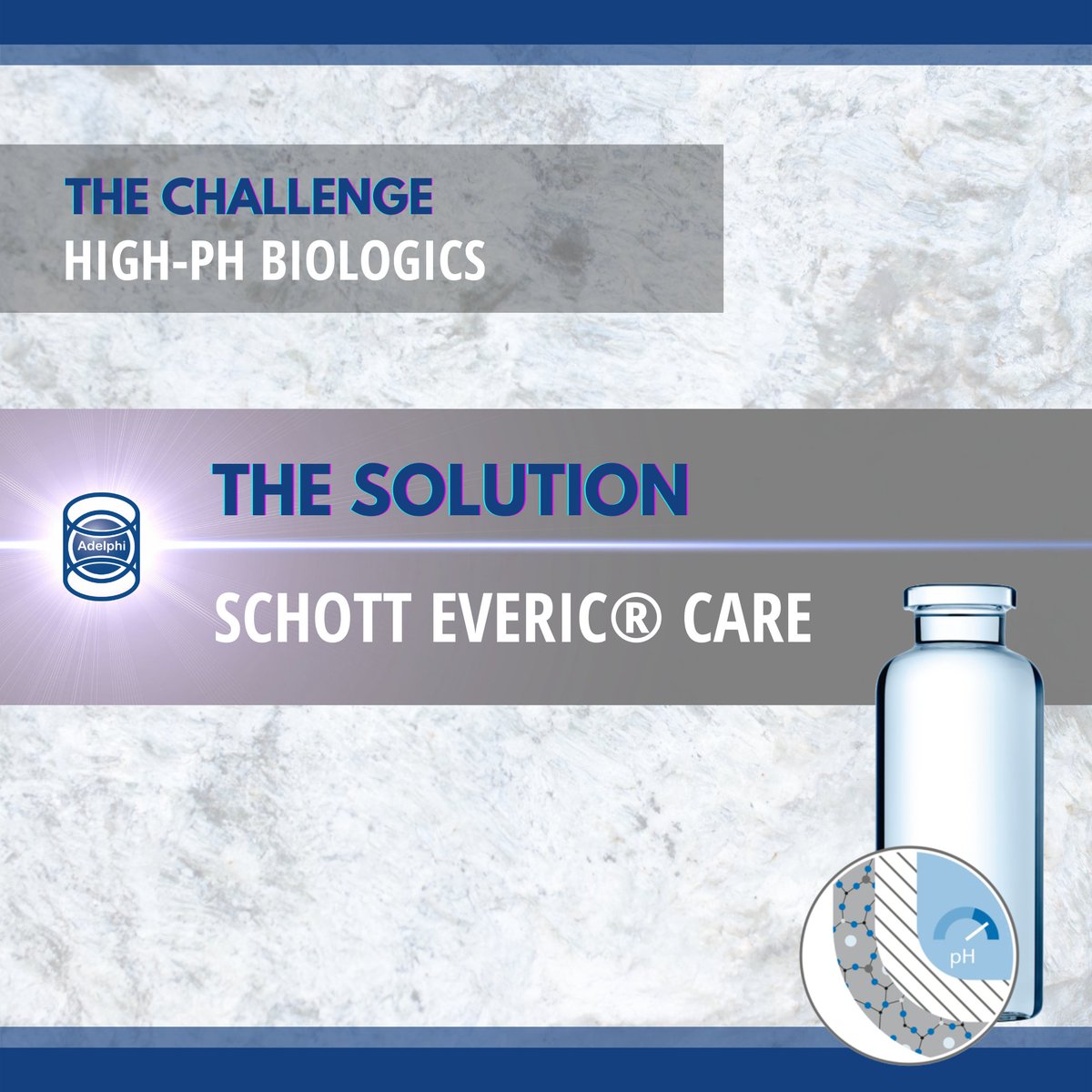 AdelphiHP's tweet image. Featuring a covalently bonded Si-O-C-H internal coating, EVERIC® care offers exceptional leachables behaviour, even in higher PH ranges of 6 and above.  Find out more: adelphi-hp.com/product-range/…