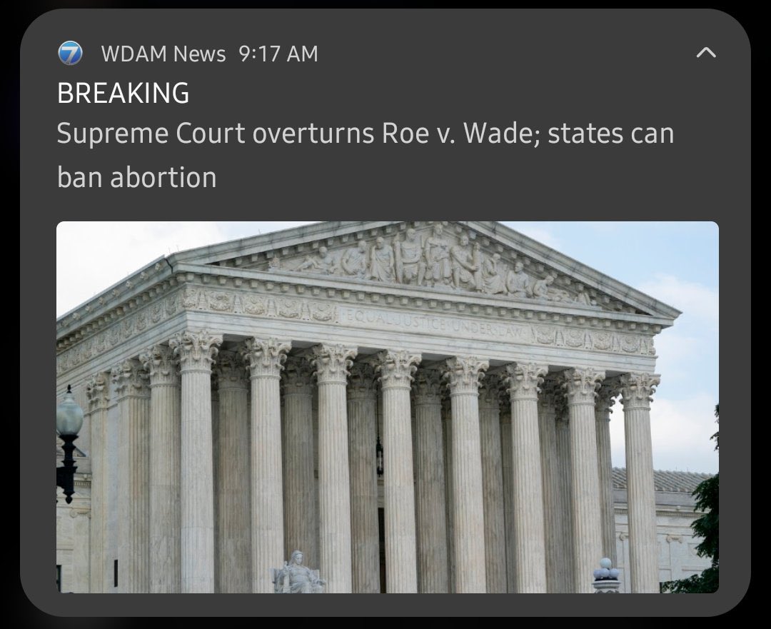 DemsAbroad's tweet photo. Sadly we knew this was coming. #SCOTUS overturns #RoeVsWade. States can now outlaw abortions. 
https://t.co/3l5BZvQ5PM #demsabroad #votefromabroad #WomensRights https://t.co/30vDhXhZgk