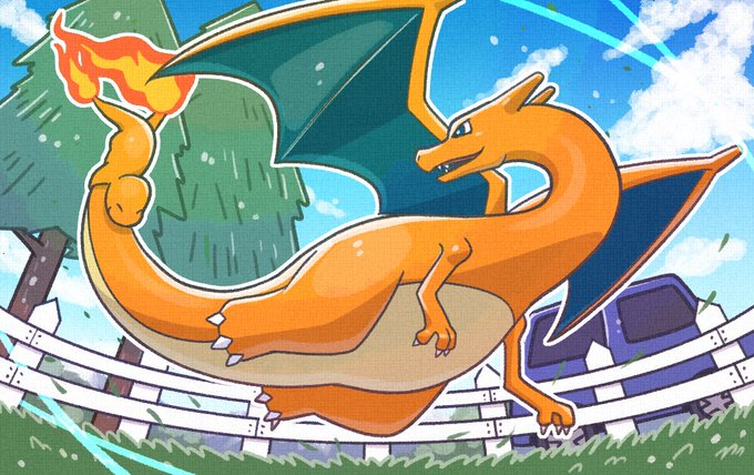 「charizard outdoors」Fan Art(Latest)