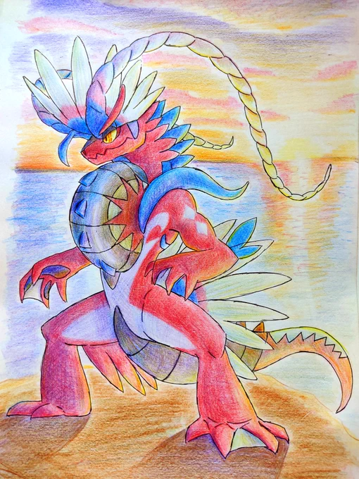 初参加です最近は色鉛筆でイラストを描いて投稿してます。生き物を描くのが好きで今はポケモンを描くのにハマってます。優しい癒される雰囲気、かっこいい、可愛いが伝われば嬉しいです。#ホイップスペース 