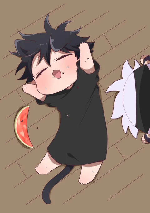 暑いね〜
ねこ恵🍉 