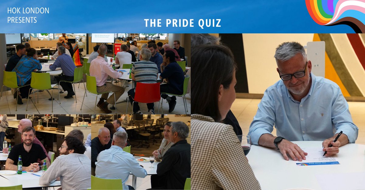 HOKLondon's tweet photo. Last week, our #LGBTQ+ Network organised a #PrideQuiz for our studio. Here’s some snaps from our evening. 📸 Huge thanks to our #ActiveAlly + Quiz Master @FemiOresanya for supporting us and doing a grand job! 👌🏼

🤍💖💙🖤🤎❤️🧡💛💚💙💜
#PrideMonth #HOKLondon #CelebratingOurPeople https://t.co/gX3adSNM9A