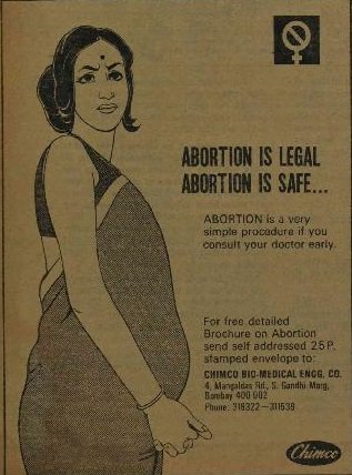 indianhistorypics (@indiahistorypic) on Twitter photo 1970s :: Advertisement In India Highlighting  
"Abortion Is Legal 
Abortion Is Safe  " 1970s :: Advertisement In India Highlighting  
"Abortion Is Legal 
Abortion Is Safe  "