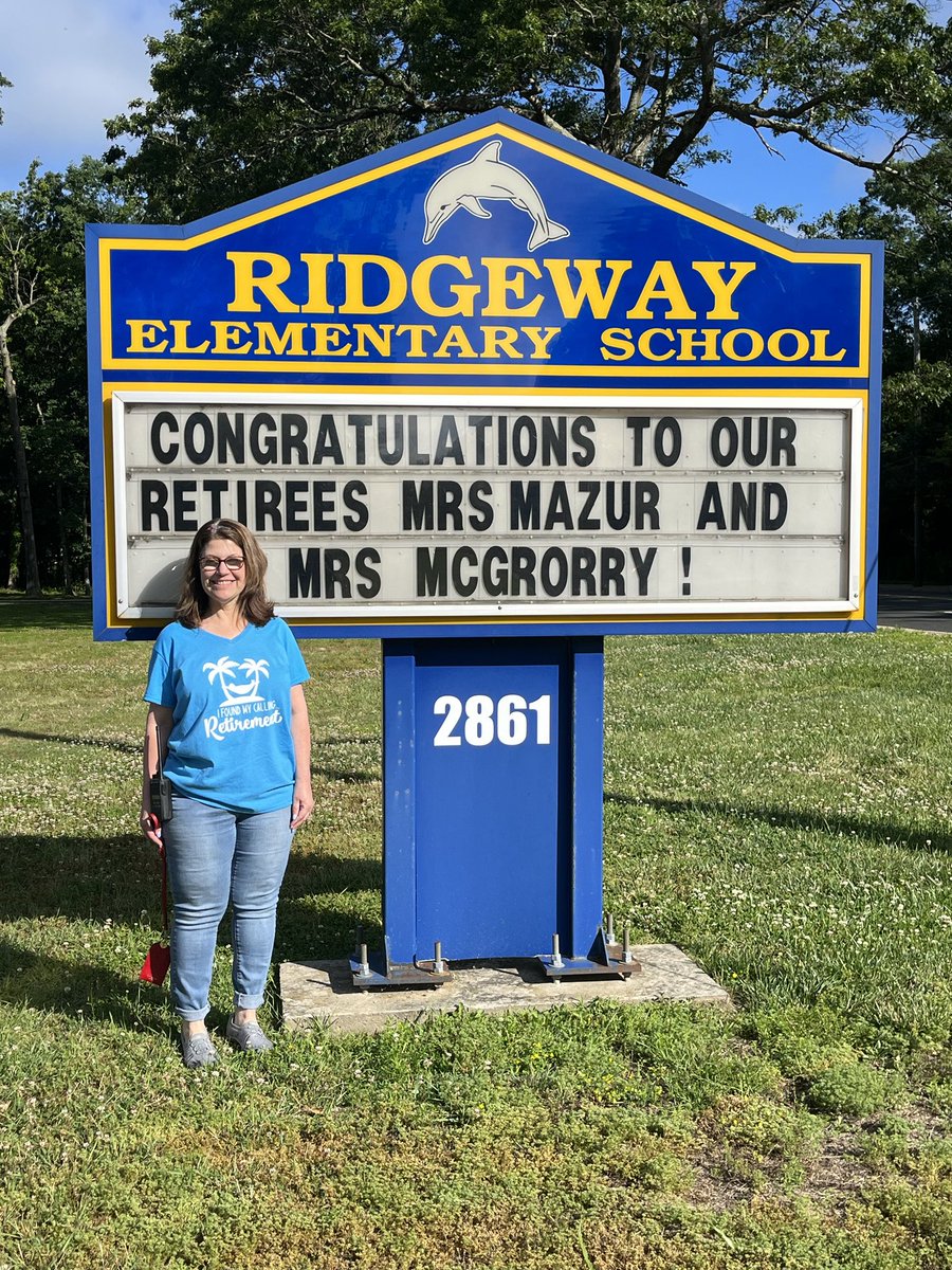 It has been an honor to serve our Ridgeway community .  I will miss you! ⁦<a href="/MTSDnews/">MTSD News</a>⁩ ⁦<a href="/RS_Dolphins/">Ridgeway Elementary School</a>⁩