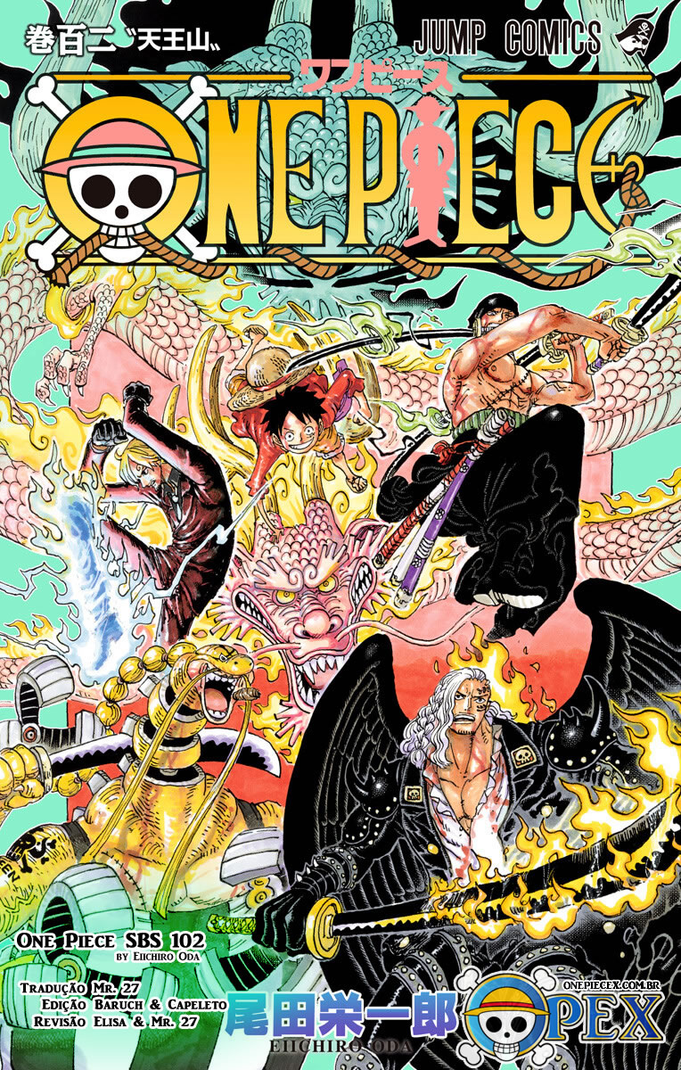 One Piece Ex  OPEX on X: SBS 102 TRADUZIDO! ─ Nesta sexta-feira sem  mangá, a OPEX disponibilizou o volume 102 do SBS completamente traduzido.  Boa leitura a todos ⬇️ #ONEPIECE