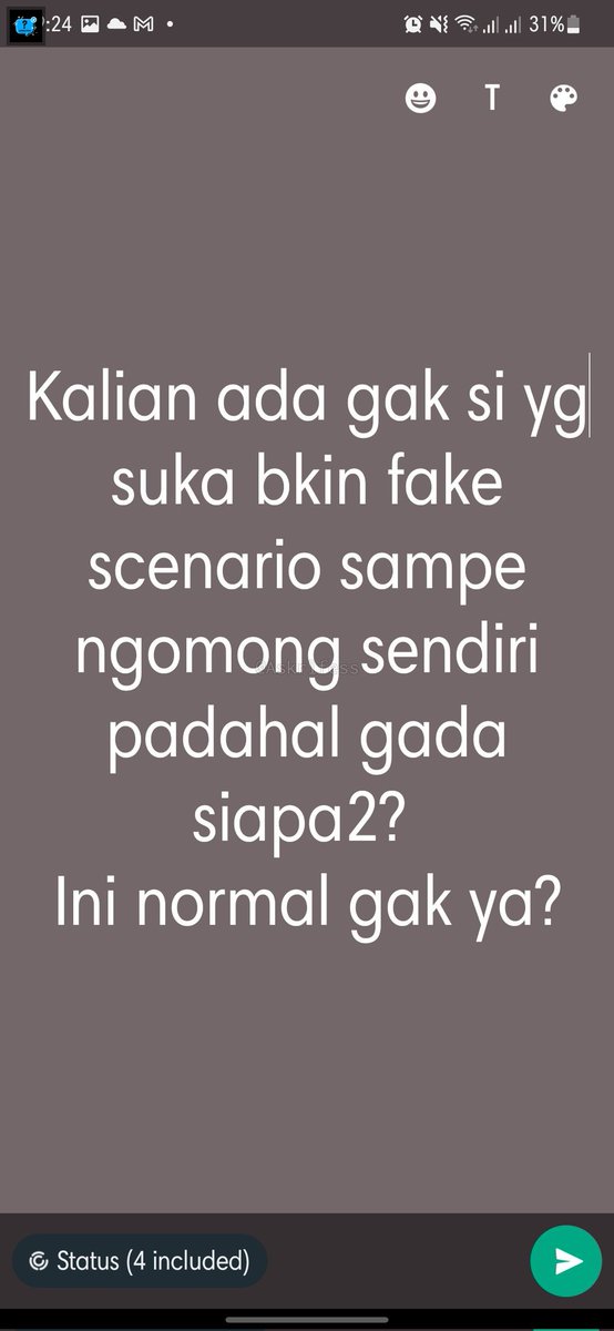 Askrlfess's tweet photo. [Askrl] normal ga sih apa gw gila yah klo kek gni 😔 https://t.co/BwnlPdhDCK