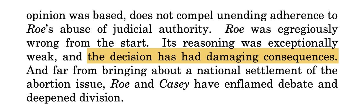 Alito yesterday vs. today on the relevance of societal consequences: