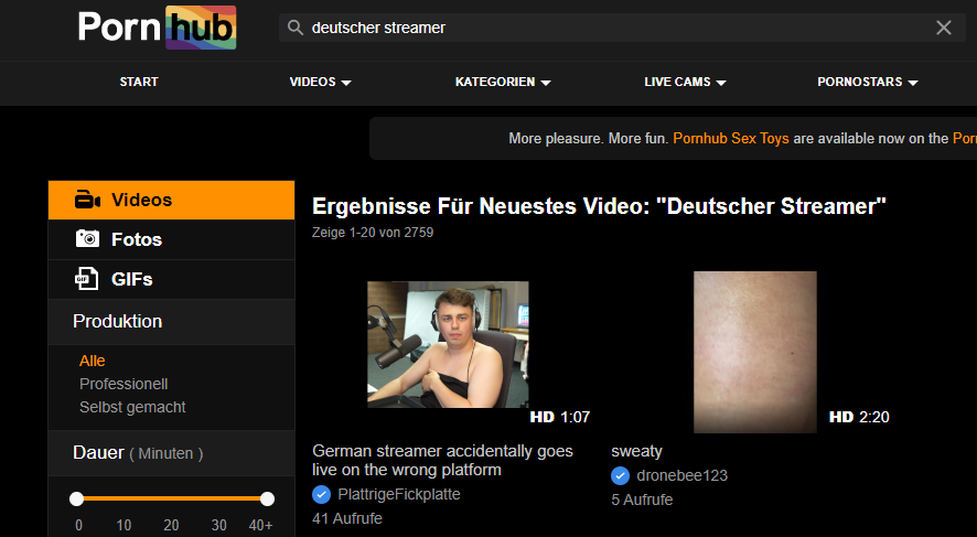 Okay Jungs wer von euch war das jetzt...