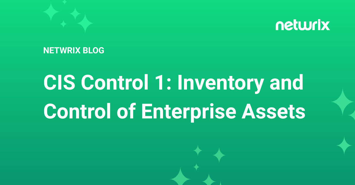 Netwrix's tweet image. Inventory and control of enterprise assets is so important that it is the first in the set of Critical Security Control (CSCs) published by the Center for Internet Security (CIS). This blog explores the provisions of CIS Control 1 &amp;gt;&amp;gt; bit.ly/3N97ooZ
#CIS #CIScontrol