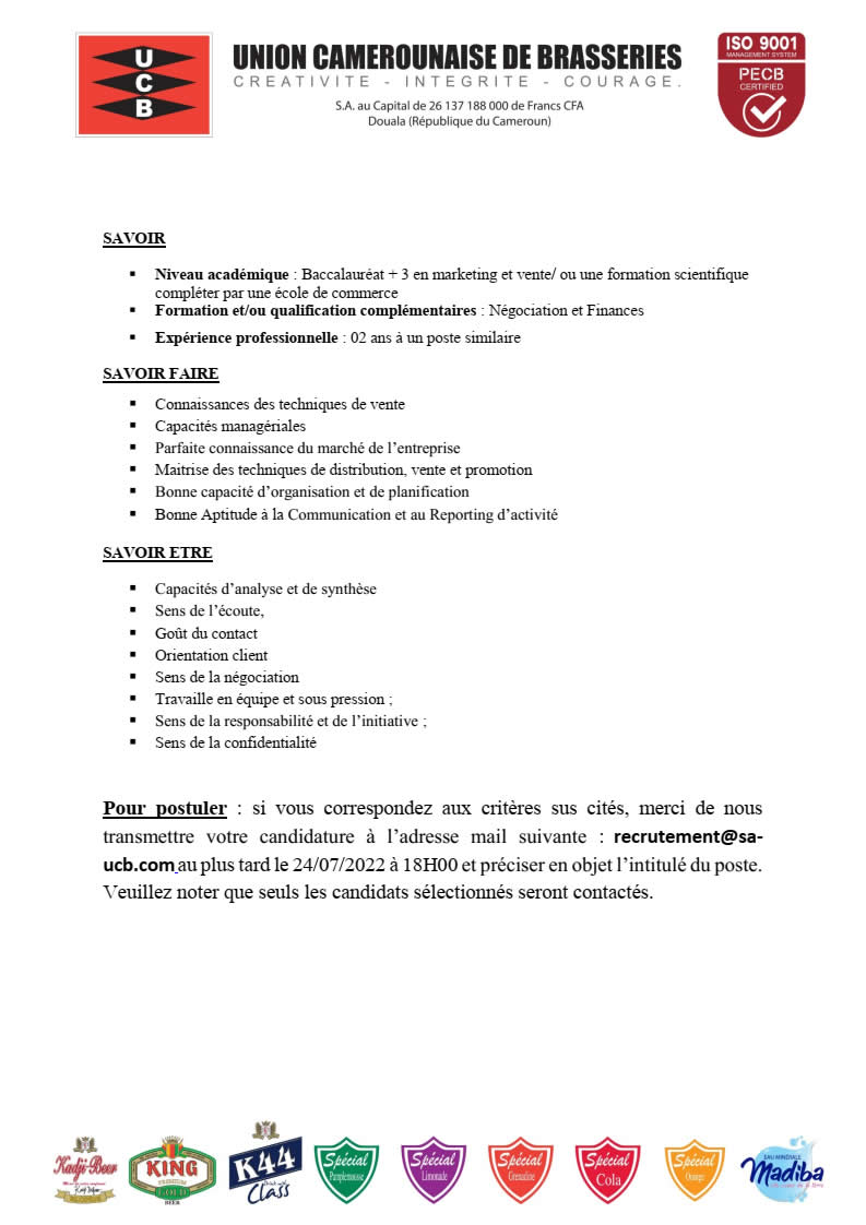 groupekadji's tweet image. UCB - Offre d&apos;emploi : Area Sales Manager (H/F)
Pour postuler : recrutement@sa-ucb.com
Date limite de recevabilité des candidatures : 24/07/2022
Préciser le poste en objet.
 #UCB #KADJIGROUP #area  #sales  #Manager   #recrutements