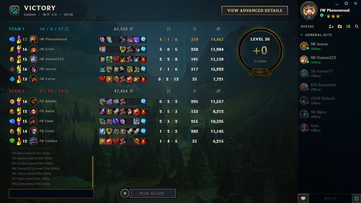 6-0 gg <a href="/FBespor/">Fenerbahçe Espor</a>