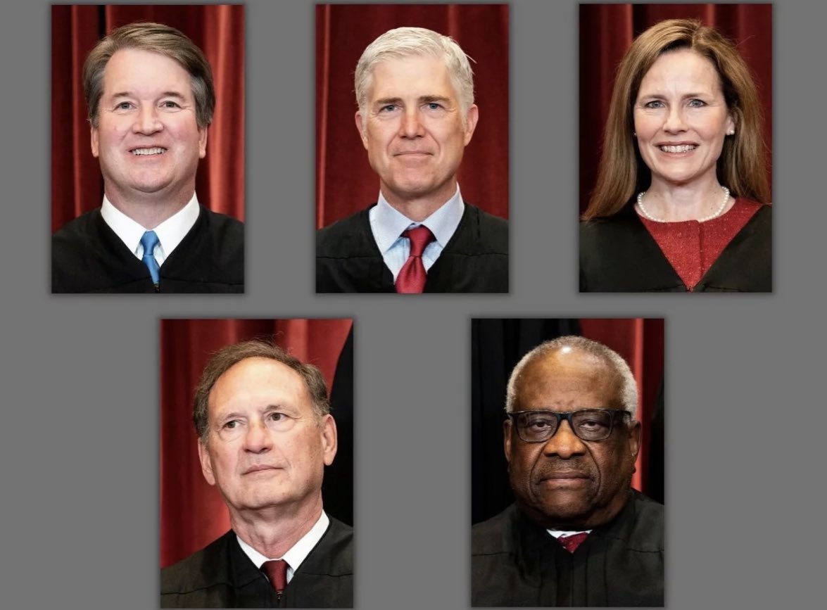 Mikel_Jollett's tweet photo. Every single conservative on the supreme court LIED during their confirmation hearing about what they would do if given the chance to overturn Roe v. Wade.

That’s who they are. That’s who they’ve always been. https://t.co/G3SyHmKysz