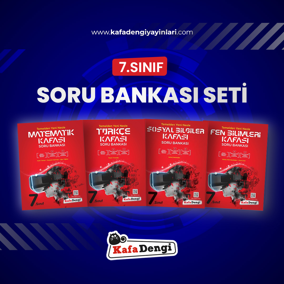 7. Sınıf Soru Bankası Seti ile artık her şey dijital.

✅ Konu Anlatım Videoları
✅ Soru Çözüm Videoları
✅ Siber Öğrenci Koçu

#kafadengiyayin #kafaserisi #lgs #lgstayfa #öğrenci #ogrencilerinicsesi #öğretmen #ortaokul #sorubankası #yedincisınıf