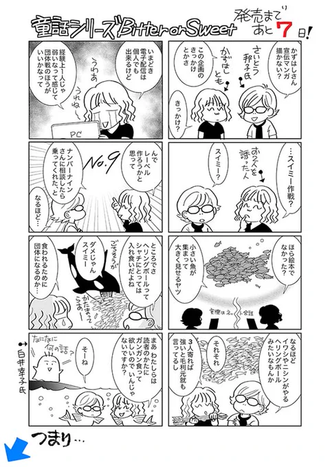 【宣伝しまくるぞー】
描き下ろし漫画
「童話シリーズBitter or Sweet」が出来るまで!
1/2 