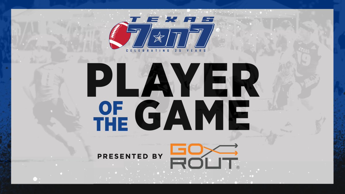 dctf's tweet photo. Congrats to QB Knox Porter from Celina High School for being named the Player of the Game presented by @Go_Rout! 🏈

@celina_football | @KnoxPorter2

#dctf #txhsfb #tx7on7 #7on7 https://t.co/wJrnQxrdy4