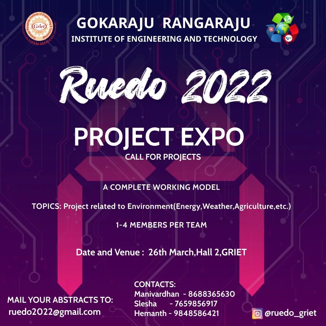 NSS_Griet's tweet photo. Hey folks !!
Ruedo'22, a national environment fest, is back with Photography Contest, Project Expo, Paper and Poster Presentation, Short Film Contest, 💚
#StayTuned
#ruedo
#ruedo2022
#Griet https://t.co/SnDxBMGV7a